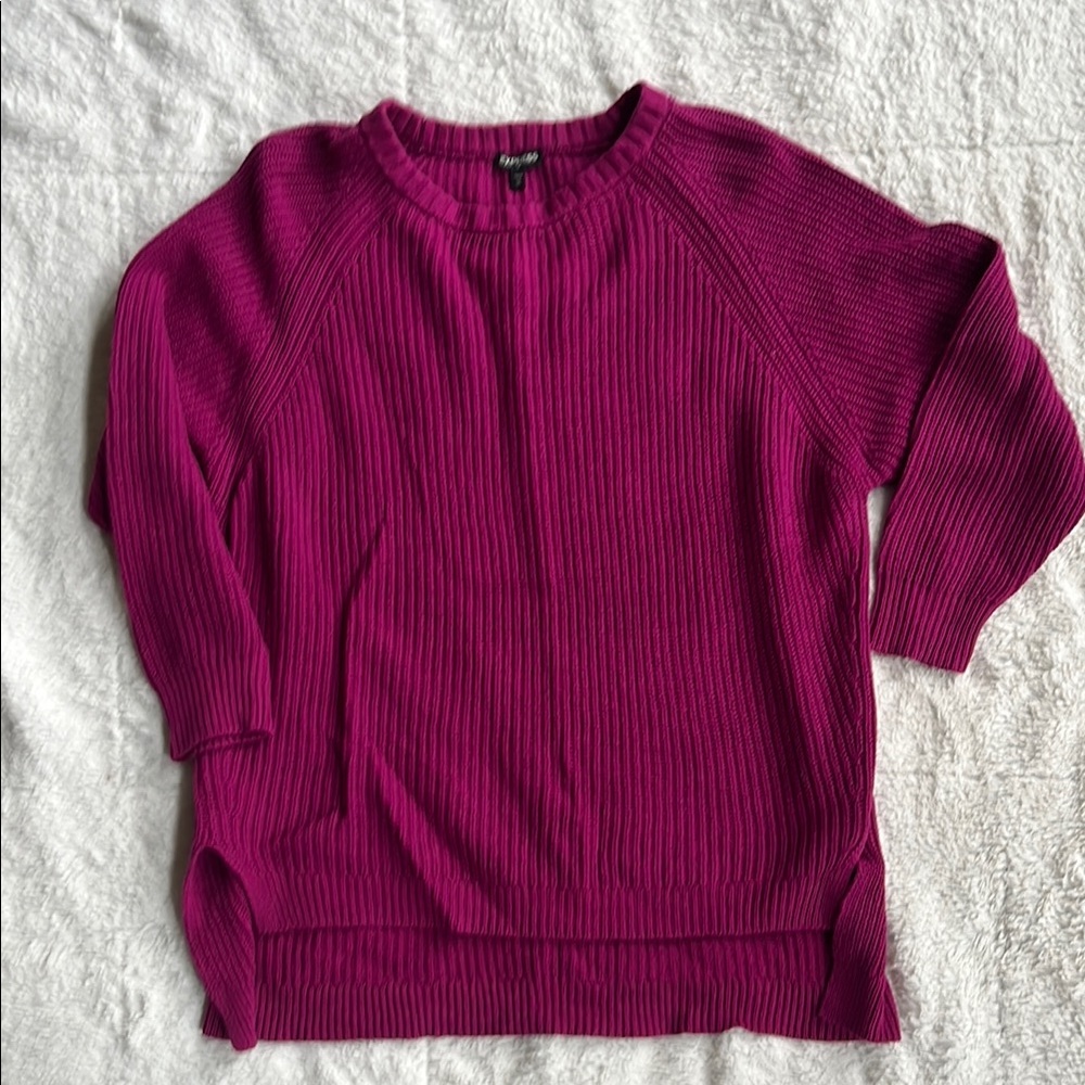 Express Oversized Magenta Sweater